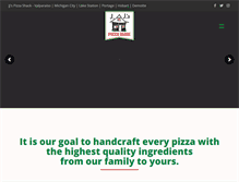 Tablet Screenshot of jjspizzashack.com